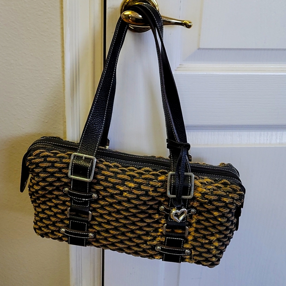 Brighton straw purse